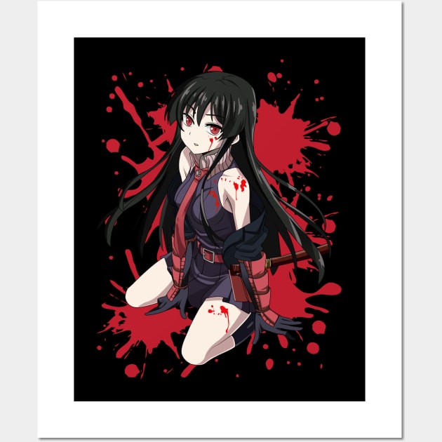 Akame ga Kill Wall Art by mounier